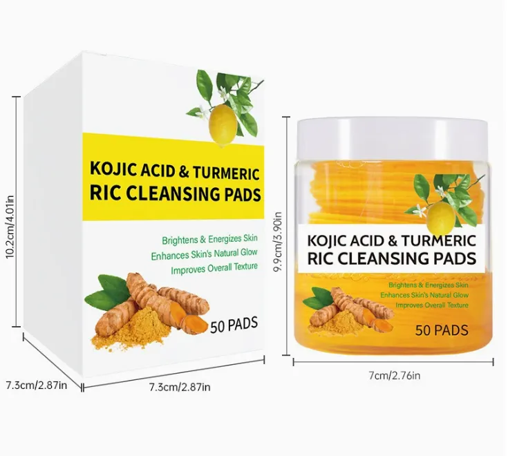Turmeric kojic cleansing cloth